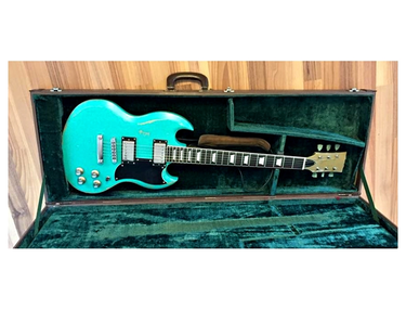 Custom SG electric guitar with Gibson Classic '57 Humbuckers