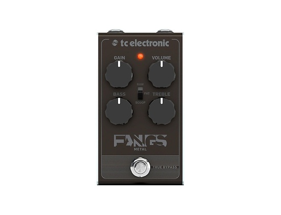 TC Electronic FANGS METAL DISTORTION Electric Guitar Single Effect