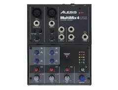 Alesis MultiMix 4 Four-Channel USB Mixer