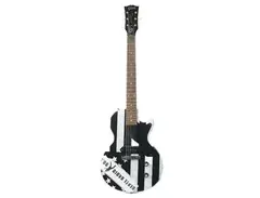 Gibson Les Paul Junior "Black American Flag" Custom Paint Job main image