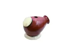 Terre Udu Clay Drum with Goat Skin Oben main image