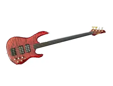Carvin LB70 custom fretless bass guitar