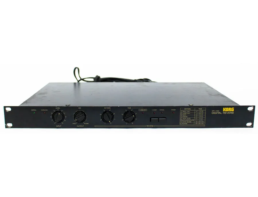 Korg DRV-1000 Digital Reverb - What To Know & Where To Buy Korg DRV-1000 Digital Reverb - What To Know & Where To Buy