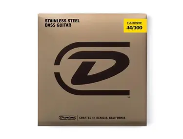 Dunlop Flatwound Bass Strings 40-100