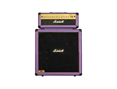 Marshall MG100HDFX/MG412A Slant Purple Half Stack