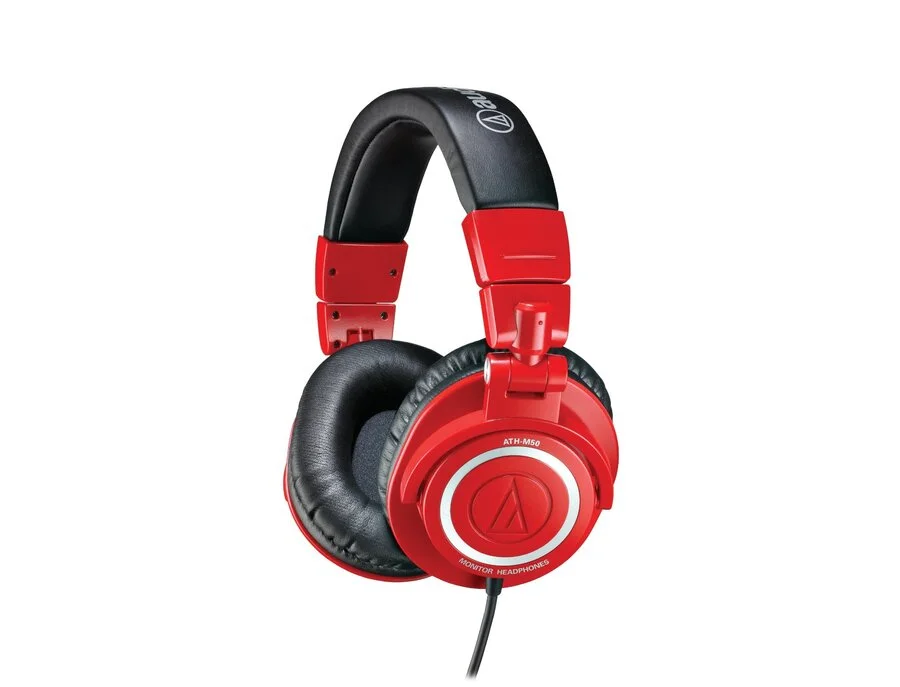 Audio-Technica ATHM50RD Pro DJ Headphones - Red - What To Know
