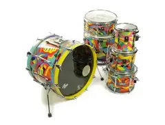 Premier Resonator Custom Painted Drum Set main image