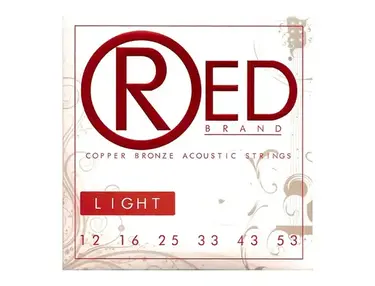 Red Brand - Copper & Bronze Acoustic Strings (Light)