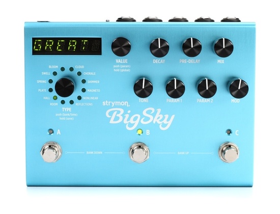 Strymon BigSky - ranked #1 in Reverb Effects Pedals | Equipboard