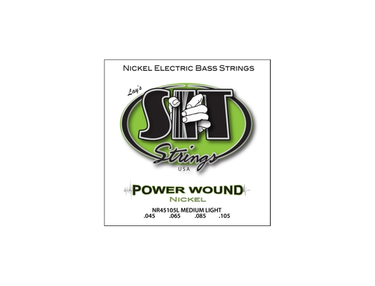 S.I.T. Medium Light Power Wound Nickel Bass Strings (45-105)