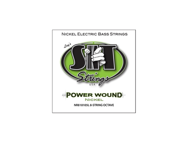 S.I.T. Power Wound 8-String Octave Nickel Bass Strings (18-45/45-105)