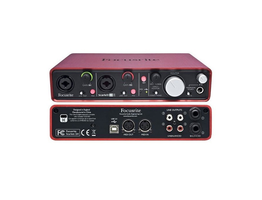 Focusrite Scarlett 2i4 USB Audio Interface 2nd Gen | Equipboard®