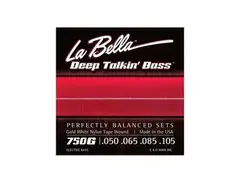 La Bella Gold WHITE Nylon Tape Wound LB 750G