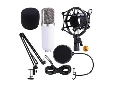 Yescom Studio Vocal Recording Microphone Kit w/ Shock Mount & Filter