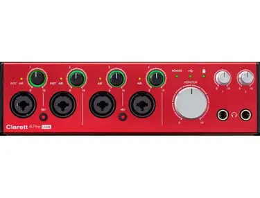 Focusrite Clarett 4Pre USB 18x8 Audio Interface