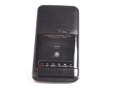 GE Portable Cassette Tape Recorder 3-5025a