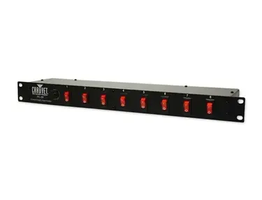 Chauvet Pro PC-08 19" Rack Mount Power Panel Switch Pack