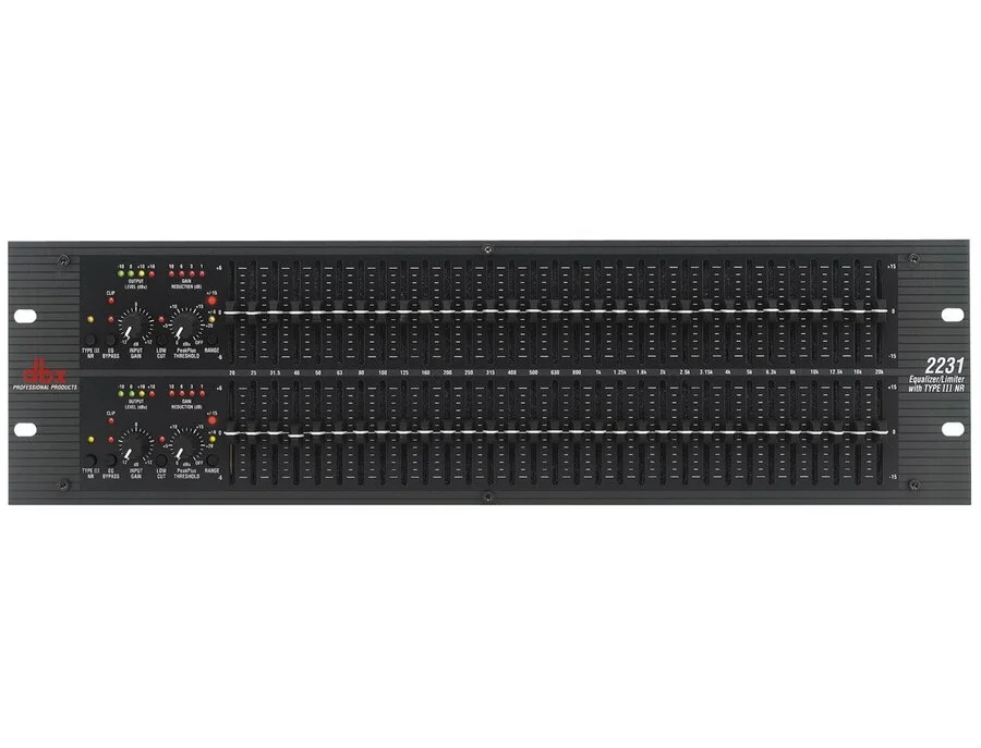 dbx 2231 Graphic Equalizer/Limiter with Type III Noise Reduction