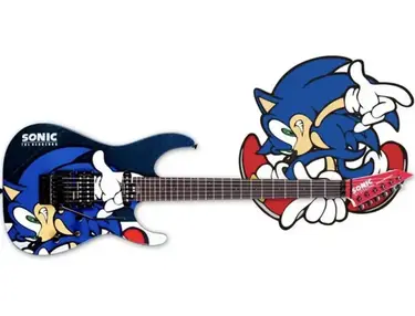 Esp Sonic the Hedgehog 25th Anniversary Electric Guitar