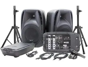 Gemini ES-210MXBLU-ST Portable PA System