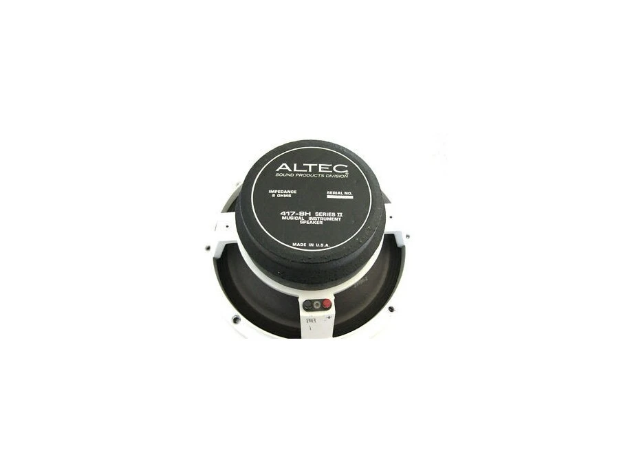 Altec 417-8H Series II Musical Instrument Speaker - What To Know Altec 417-8H Series II Musical Instrument Speaker - What To Know