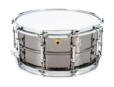 Ludwig Hammered Black Beauty Snare Drum - 6.5" x 14"