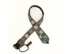 CLOUDMUSIC J Hook Clip On Ukulele Strap Ukulele Belt (Blue White Flower) main image