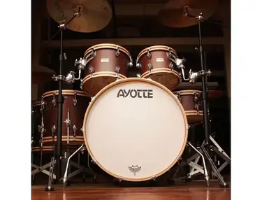 Ayotte Custom Satin Maple Drum Set