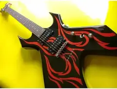 B.C. Rich Kerry King Metal Master Warlock Tribal Flames main image