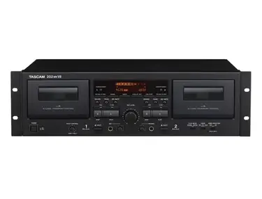 TASCAM 202MKVII Dual Cassette Deck with USB
