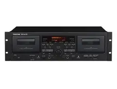 TASCAM 202MKVII Dual Cassette Deck with USB main image