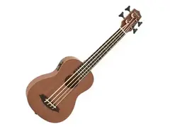 Gear4Music Deluxe Electro Acoustic Bass Ukulele