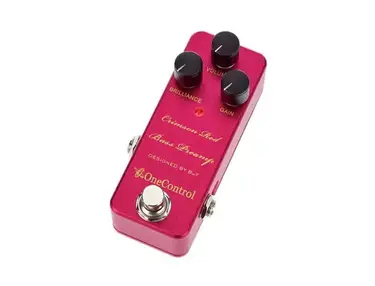 One Control Crimson Red Bass Preamp