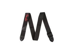 Fender Black Polyester Logo Strap main image