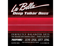 760FHB2 Beatle Bass Flat Wound Light Electric Bass Strings