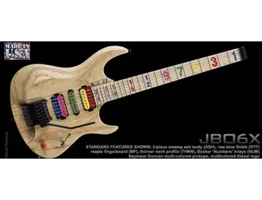 Kiesel JBO6X Jason Becker Tribute Headless Guitar