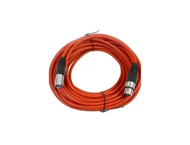 Seismic Audio (6 Pack) Red 50' XLR Microphone Cables