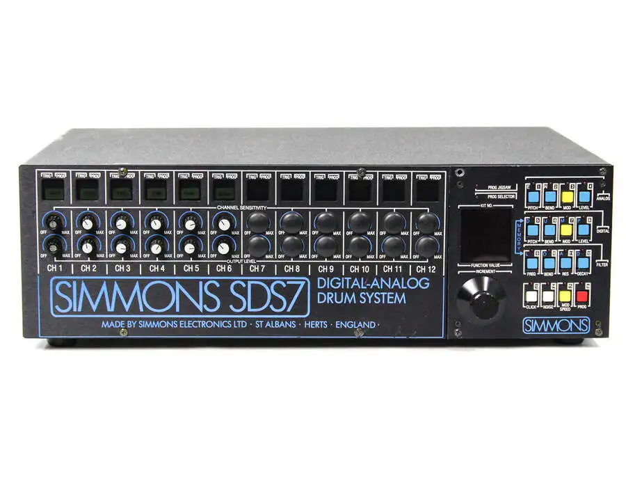 Simmons SDS7 /デジタルアナログドラムシステム Simmons SDS7 Digital Analog Drum System (1983) / hybrid analog