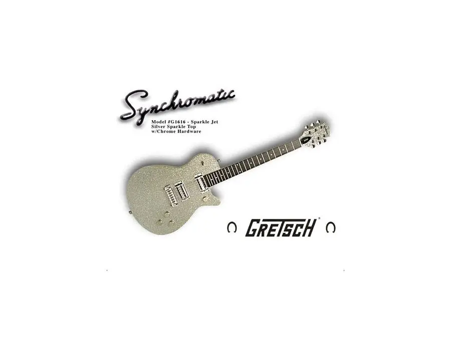 Gretsch G1616 Synchromatic Sparkle Jet Semi Hollow Electric Guitar Gretsch G1616 Synchromatic Sparkle Jet Semi Hollow Electric Guitar