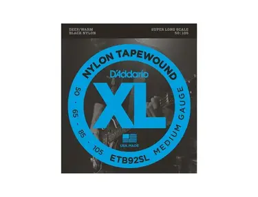 D'Addario ETB92SL Tapewound Bass, Medium, 50-105, Super Long Scale