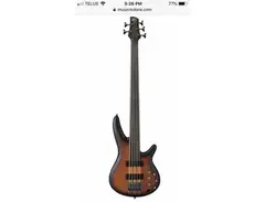 Ibanez Portamento 5-String Fretless Bass
