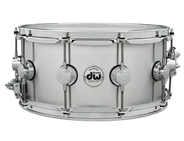 DW Thin Aluminum Snare Drum 14''x6.5''