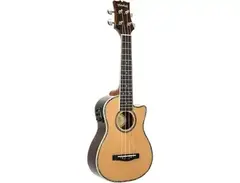 Mitchell MU70CE Cutaway Acoustic-Electric Concert Ukulele Natural main image