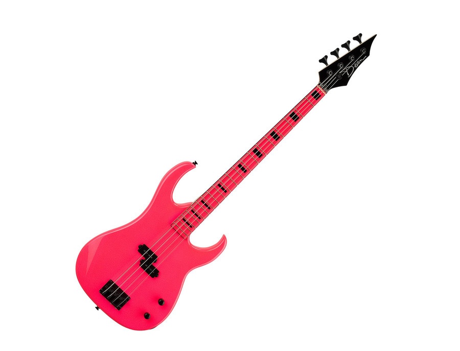 Dean Custom Zone 4 String Bass Guitar Fluorescent Pink ranked