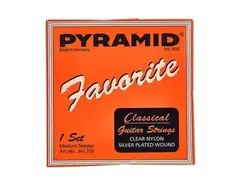Pyramid Nylon Classical Guitar Silver-plated wound Medium Tension main image