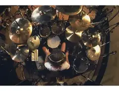 Zildjian A Brillant 17, 18 & 19'' Medium Crash (one set of each sides), Z Custom 12'' Splash and 20'' China High