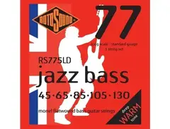 Rotosound RS775LD Monel Flatwound 5-String Bass Strings (45-130)