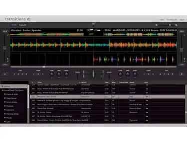 transitions dj app