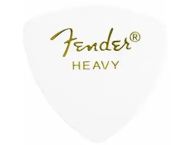 Fender 346 Celluloid Guitar Picks - White