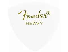 Fender 346 Celluloid Guitar Picks - White